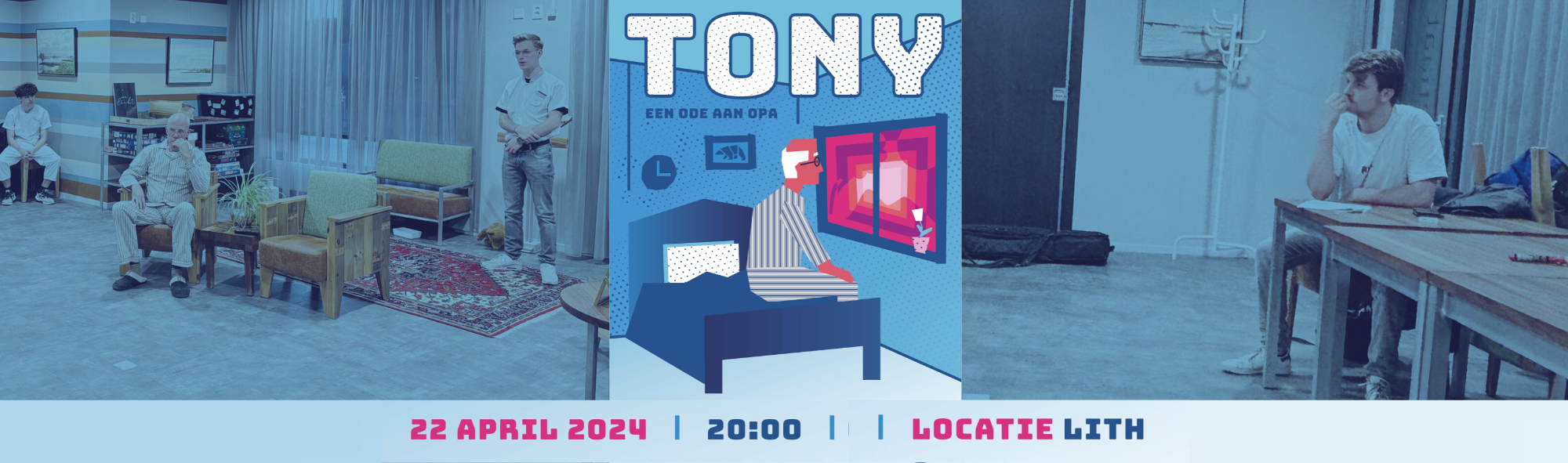 TONY Foto met zicht op de maas vanaf de pont